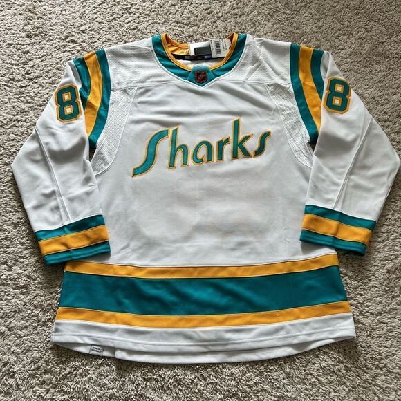 adidas Other - Adidas Authentic NHL San Jose Sharks Brent Burns#88 Reverse Retro 2.0 Jersey